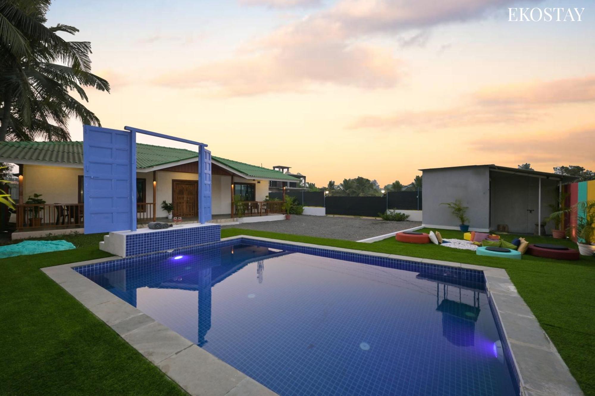 Ekostay - Blue Door Villa Алибаг Екстериор снимка