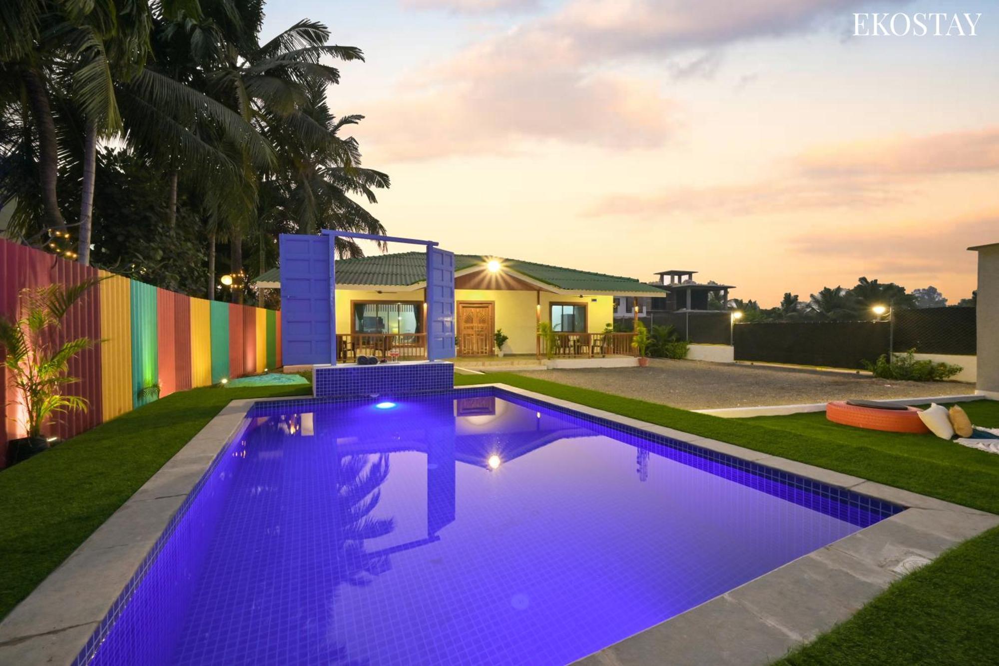 Ekostay - Blue Door Villa Алибаг Екстериор снимка